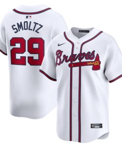John Smoltz Atlanta Braves Nike Home Limited Player Jersey - White
