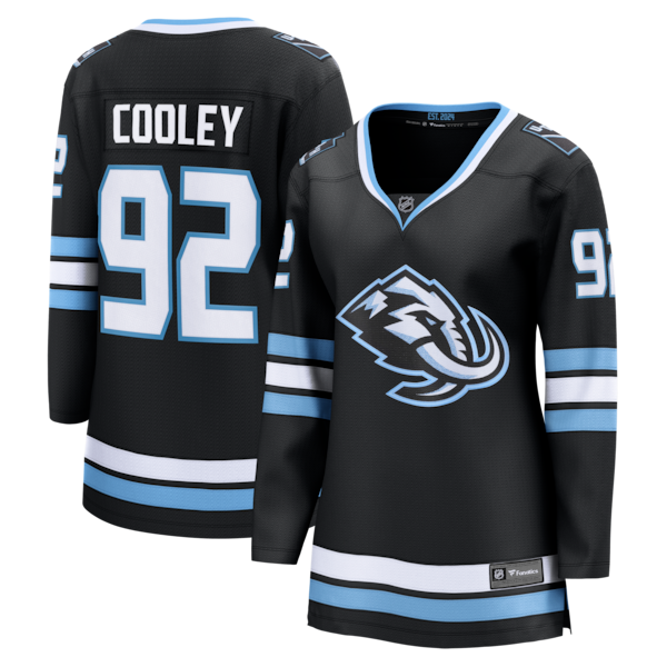 Logan Cooley Utah Mammoth Women's Home Breakaway Jersey - Black