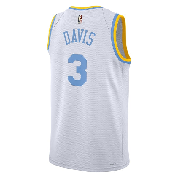 Anthony Davis Los Angeles Lakers Nike Swingman Jersey - Classic Edition - White - Image 3