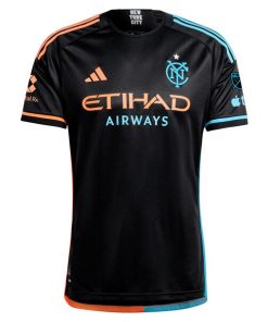 Alternative view of Kevin O'Toole New York City FC adidas 2024 24/7 Kit Authentic Player Jersey?¨C Black