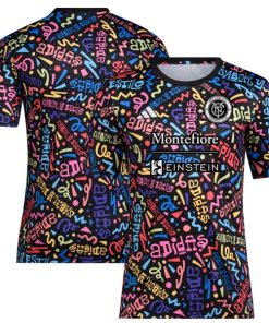 New York City FC adidas 2024 Hispanic Heritage Pre-Match Top - Black