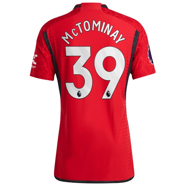 Scott McTominay Manchester United adidas 2023/24 Home Authentic Player Jersey - Red/Green - Image 4