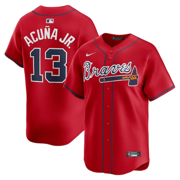 Ronald Acu?a Jr. Atlanta Braves Nike Alternate Limited Player Jersey?ยจC Red