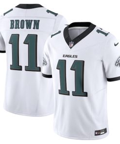 A.J. Brown Philadelphia Eagles Nike Vapor F.U.S.E. Limited Jersey - White/Black/Green