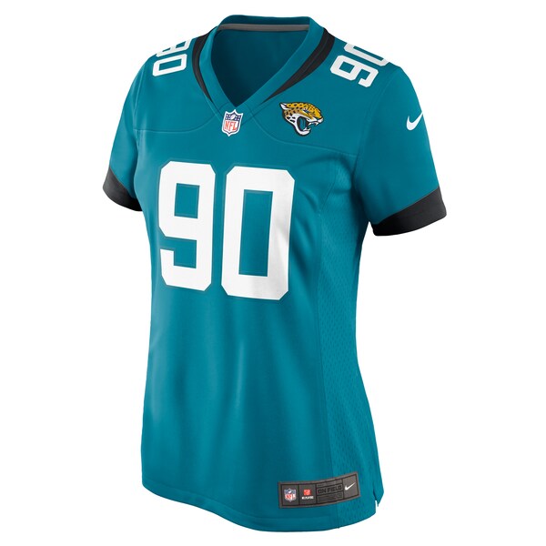 Esezi Otomewo Jacksonville Jaguars Nike Women's Game Jersey - Teal - Image 2