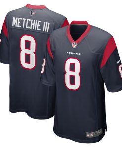John Metchie III Houston Texans Nike Game Player Jersey - Navy