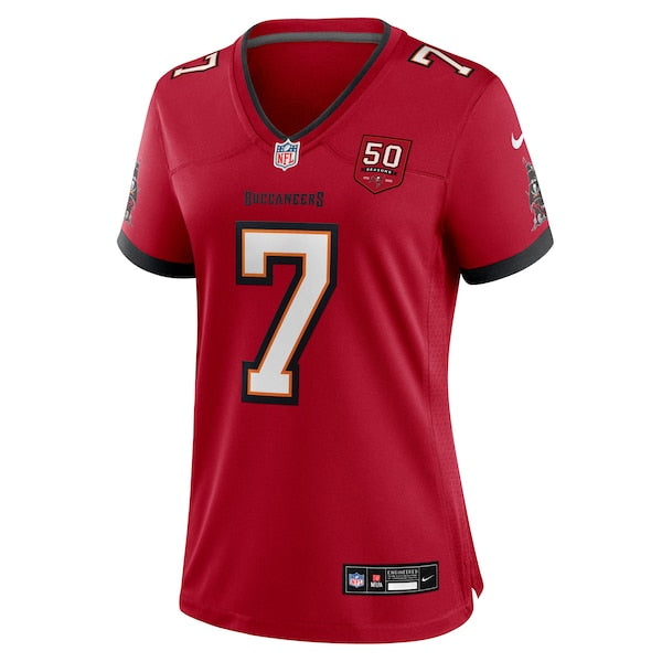 Bucky Irving Tampa Bay Buccaneers Nike Women's 50th Season Team Game Jersey - Red/White/Creamsicle - Image 3