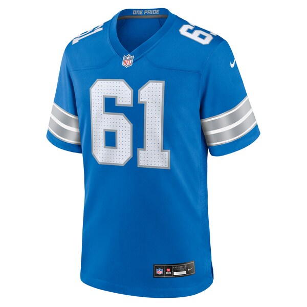 David Bada Detroit Lions Nike Team Game Jersey - Blue - Image 2