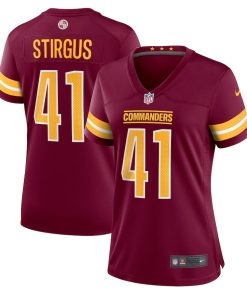 D.J. Stirgus Washington Commanders Nike Women's Team Game Jersey - Burgundy