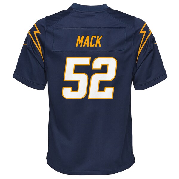 Khalil Mack Los Angeles Chargers Nike Youth Game Jersey - Navy/Powder Blue - Image 3