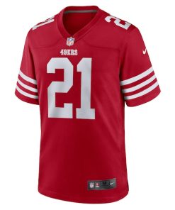 Alternative view of Frank Gore San Francisco 49ers Nike Retired Player Game Jersey - Scarlet