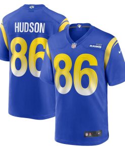Tyler Hudson Los Angeles Rams Nike Home Game Jersey - Royal