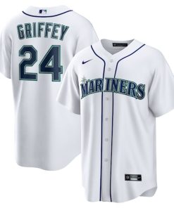 Ken Griffey Jr. Seattle Mariners Nike  Retired Player Replica Jersey - White