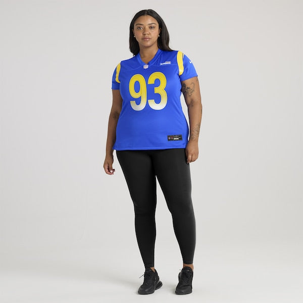 Jack Heflin Los Angeles Rams Nike Women's Team Game Jersey - Royal - Image 6