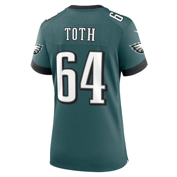 Brett Toth Philadelphia Eagles Nike Women's Game Jersey - Midnight Green - Image 3