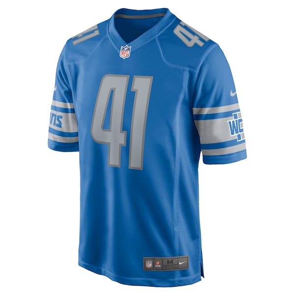 James Houston Detroit Lions Nike Game Jersey - Blue - Image 2