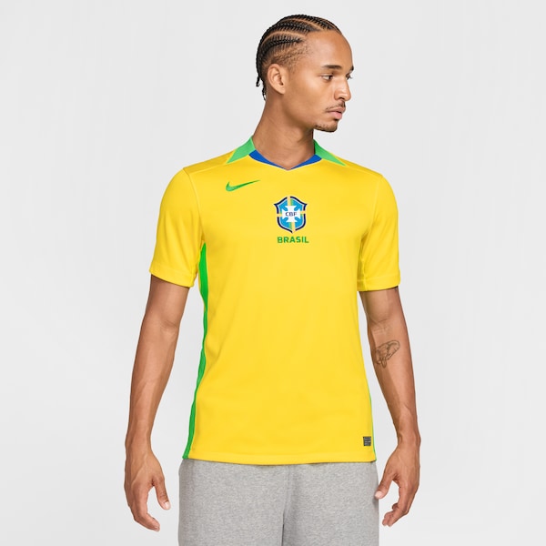 Brazil National Team Nike 2025/26 Home Replica Jersey - Yellow - Image 4