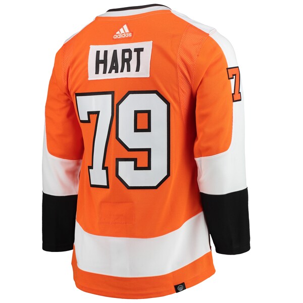 Carter Hart Philadelphia Flyers adidas Home Primegreen Authentic Player Jersey - Orange - Image 3