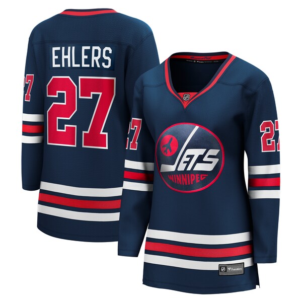 Nikolaj Ehlers Winnipeg Jets Women's Premier Breakaway Player Jersey - Navy