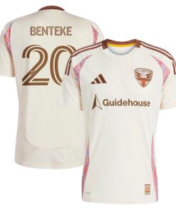 Christian Benteke D.C. United adidas 2025 The Soul Kit Replica Player Jersey - Natural