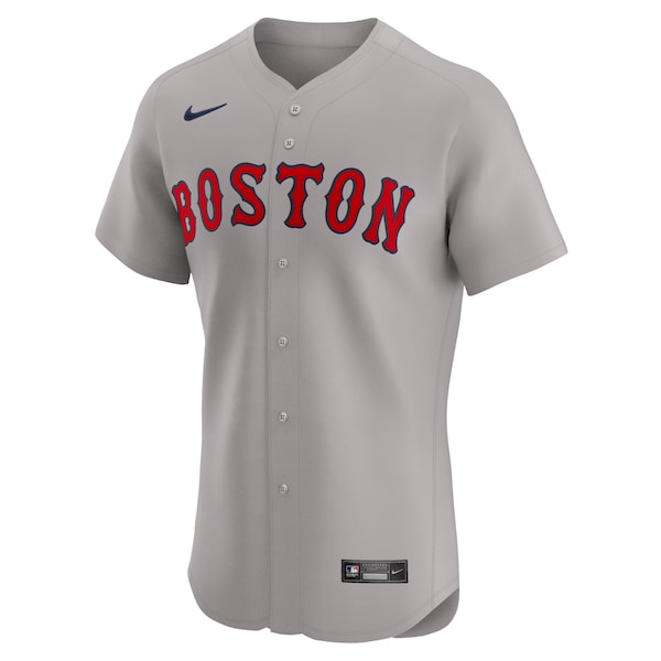 David Ortiz Boston Red Sox Nike Road Elite Player Jersey - Gray - Image 3