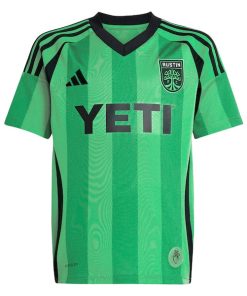 Alternative view of Austin FC adidas Women's 2025 The Heartbeat Kit Replica Custom Jersey - Green