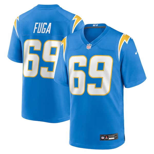 Josh Fuga Los Angeles Chargers Nike Team Game Jersey - Powder Blue