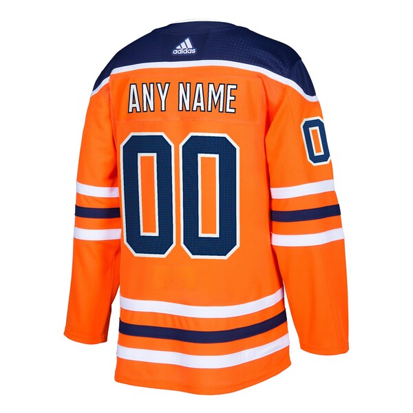 Edmonton Oilers adidas Authentic Custom Jersey - Orange - Image 3