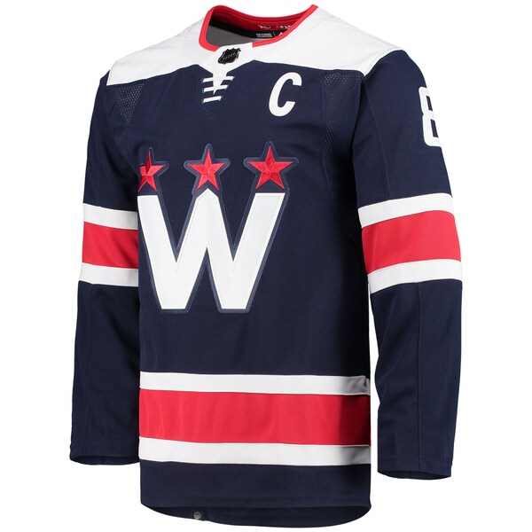 Alexander Ovechkin Washington Capitals adidas Alternate Primegreen Authentic Player Jersey - Navy/Red/White - Image 3