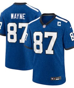 Alternative view of Reggie Wayne Indianapolis Colts Nike Indiana Nights Alternate Game Jersey - Royal/Royal