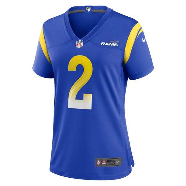Russ Yeast Los Angeles Rams Nike Women's Home Game Jersey - Royal - Image 2