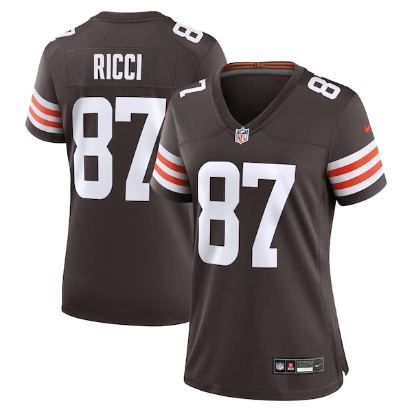 Giovanni Ricci Cleveland Browns Nike Women's Game Jersey - Brown