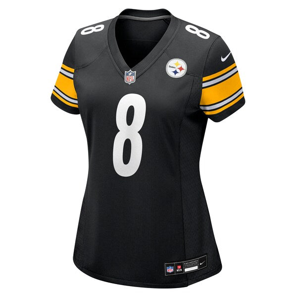 Aaron Rodgers Pittsburgh Steelers Nike Women's Game Jersey - Black - Image 2