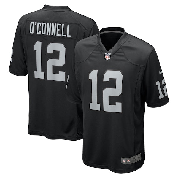 Aidan O'Connell Las Vegas Raiders Nike Team Game Jersey - Black