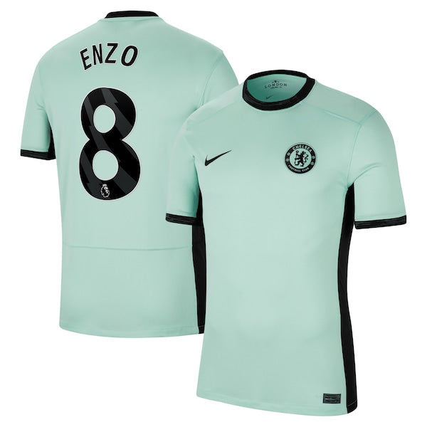 Enzo Fern¨¢ndez Chelsea Nike 2023/24 Third Stadium Replica Player Jersey - Mint/Blue/Navy