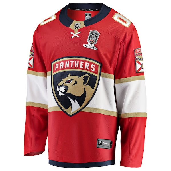 Florida Panthers 2025 Stanley Cup Champions Breakaway Custom Jersey - Red - Image 2