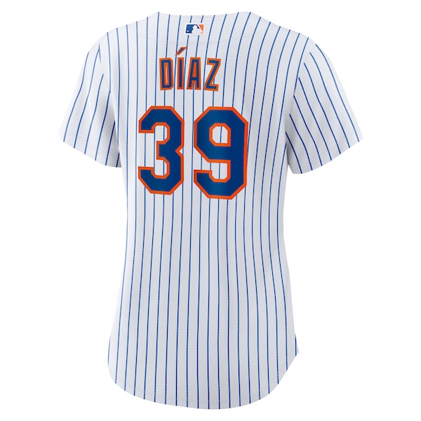 Edwin D¨ªaz New York Mets Nike Women's Home Replica Jersey - White - Image 3