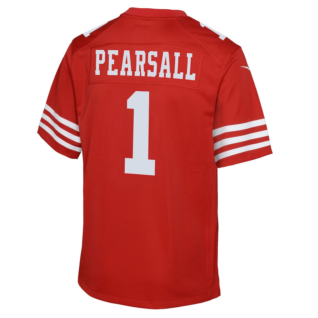 Ricky Pearsall San Francisco 49ers Nike Youth Game Jersey - Red - Image 3
