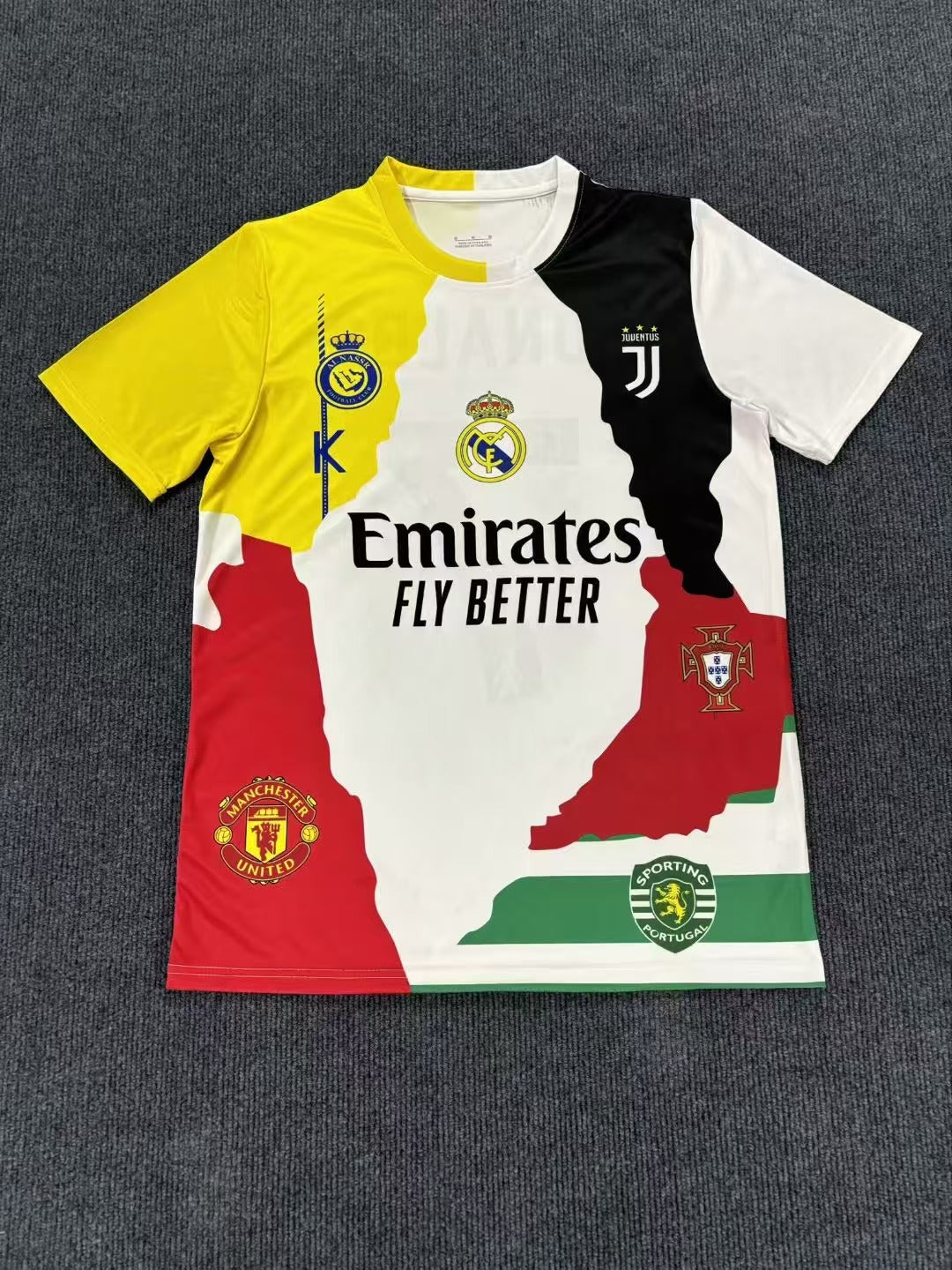 Cristiano Ronaldo All Club Football Logo Limited Edition Jersey - Image 2