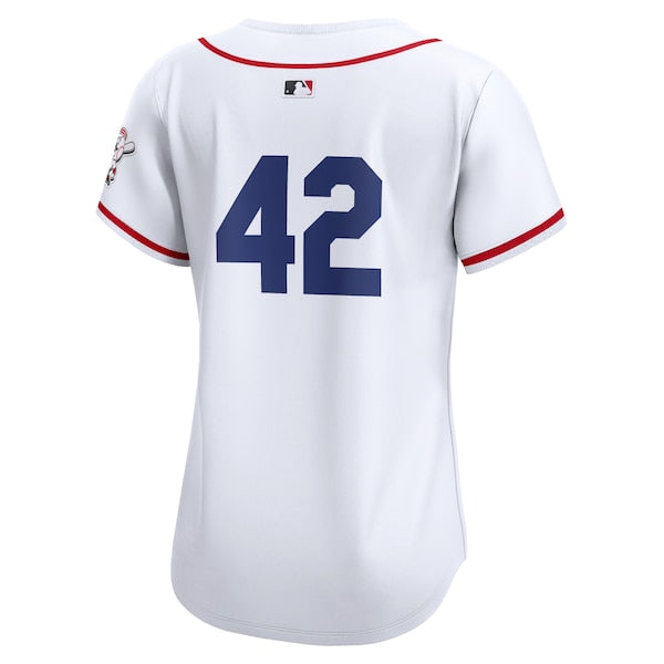 Cincinnati Reds Nike Women's 2024 Jackie Robinson Day Home Limited Jersey?ยจC White - Image 3