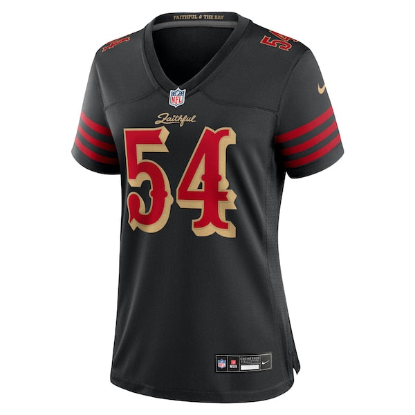 Fred Warner San Francisco 49ers Nike Women's 2025 Rivalries Collection Game Jersey - Black - Image 2