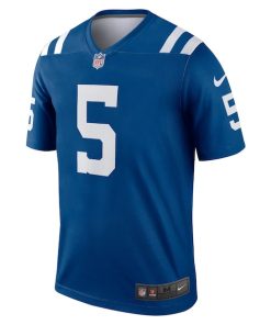 Alternative view of Anthony Richardson Sr. Indianapolis Colts Nike Team Legend Jersey - Royal