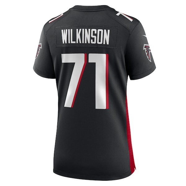 Elijah Wilkinson Atlanta Falcons Nike Women's Team Game Jersey - Black - Image 5