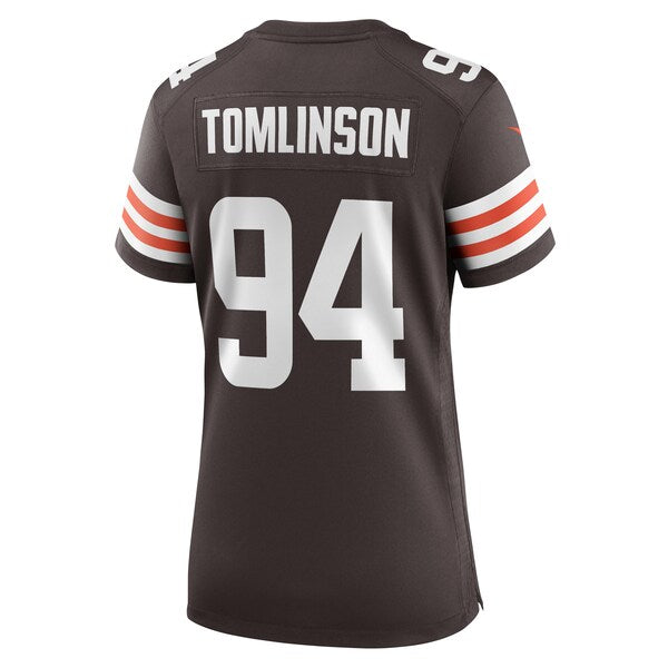 Dalvin Tomlinson Cleveland Browns Nike Women's Game Player Jersey - Brown - Image 3