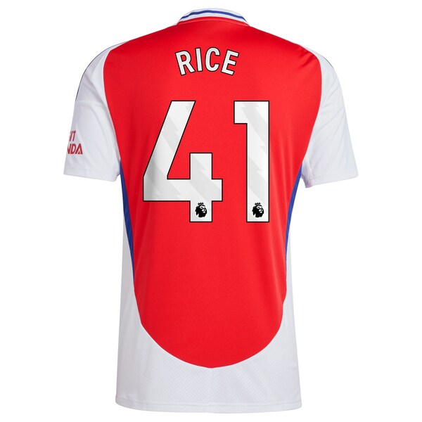 Declan Rice Arsenal adidas 2024/25 Home Replica Player Jersey?ยจC Red - Image 3