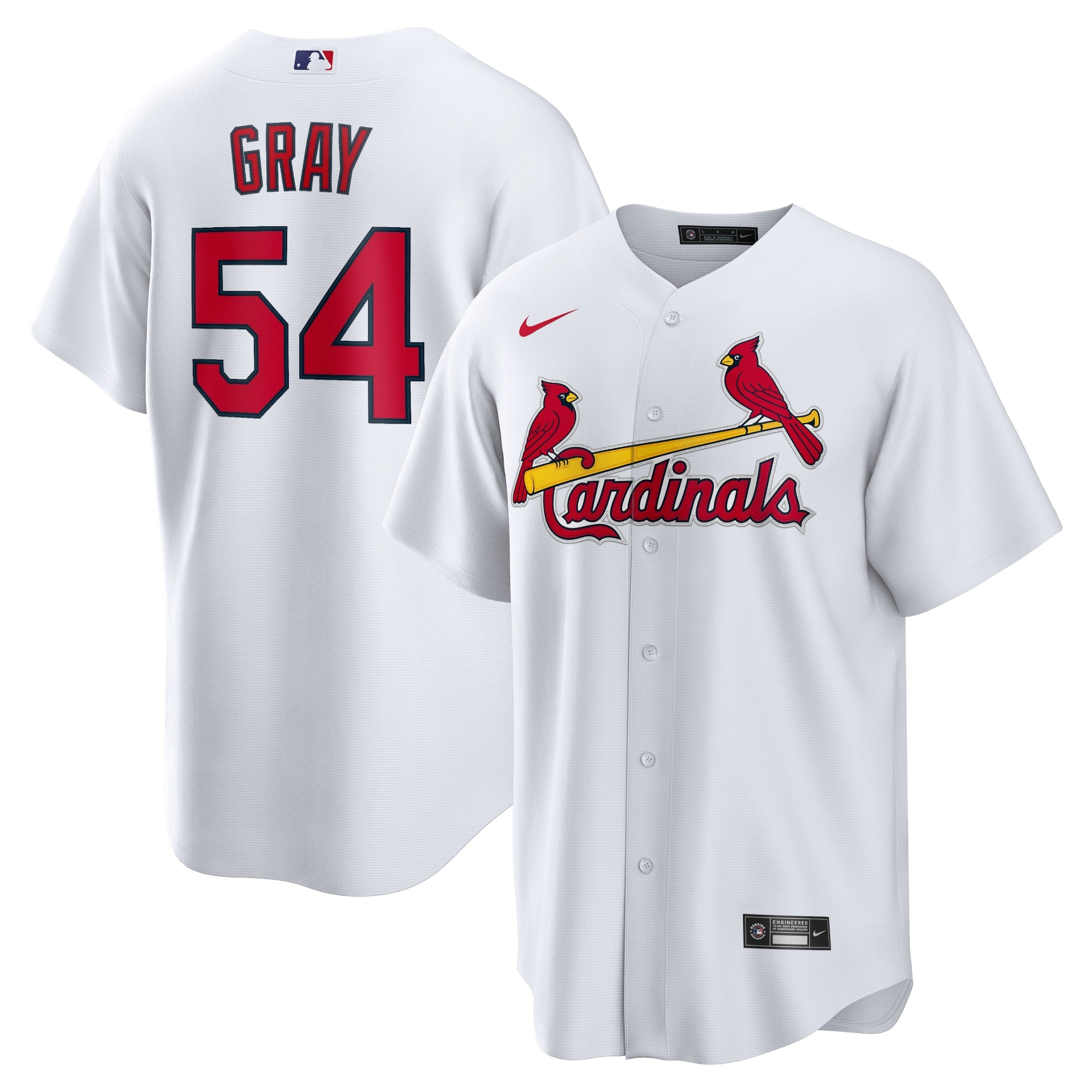 Sonny Gray St. Louis Cardinals Nike Alternate Replica Jersey - Light Blue/Red/White - Image 6