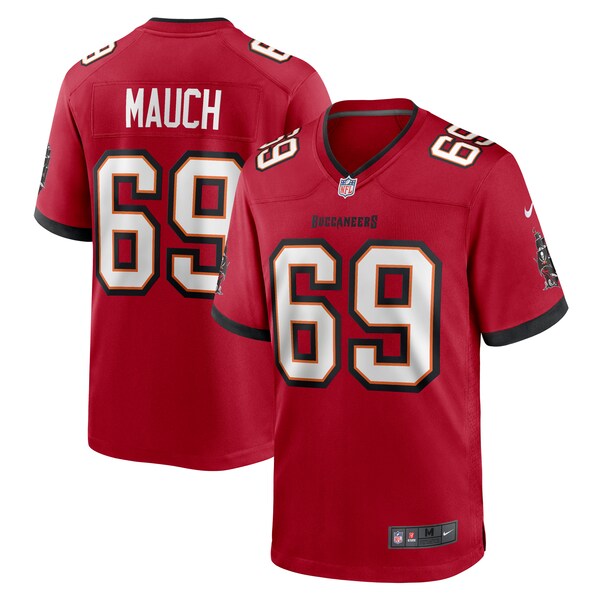 Cody Mauch Tampa Bay Buccaneers Nike Game Jersey - Red/Orange - Image 2