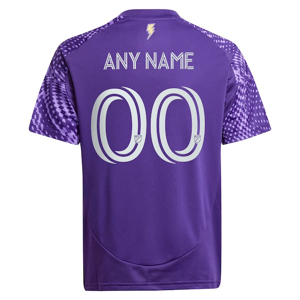 Orlando City SC adidas Youth 2025 Perfect Storm Replica Custom Jersey - Purple - Image 3