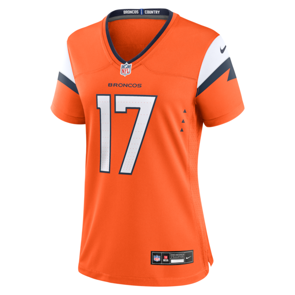Lil'Jordan Humphrey Denver Broncos Nike Women's Team Game Jersey - Orange - Image 2