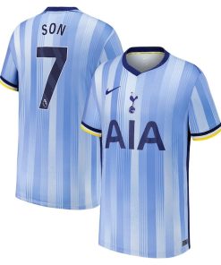 Alternative view of Son Heung-Min Tottenham Hotspur Nike Youth 2024/25 Away Replica Player Jersey - Blue